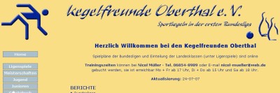 Homepage der KF Oberthal